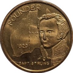 Medal - Western Australia Sesquicentenary Commemorative Souvenir