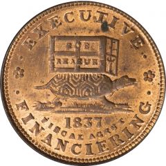 1 Cent - Hard Times Token - Illustrious Predecessor