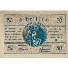 50 Heller Waidendorf