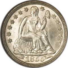 1 Dime `Seated Liberty Dime` with stars and date arrows