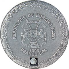 1000 Francs CFA Lunar Meteorite