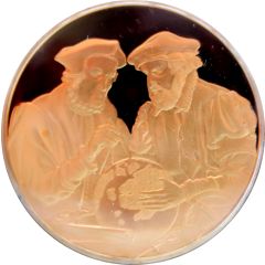 Medal - The history of Belgium in 100 medals Gemma Frisius and Mercator