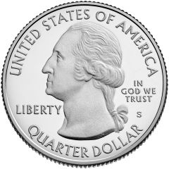 1/4 Dollar `Washington Quarter` War in the Pacific National Historical Park, Guam