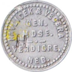 5 Cents - Havlicek and Vecera General Merchandise Verdigre, Nebraska