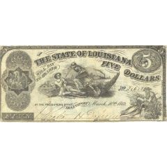 5 Dollars State of Louisiana