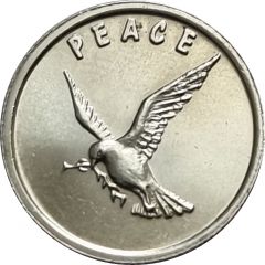Token - Peace Christmas Pudding Coins