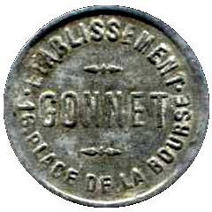10 Centimes - Etablissement Gonnet 16 Place de la Bourse Paris [75]