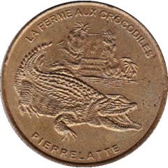 Monnaie de Paris Tourist Token - Pierrelatte La ferme aux crocodiles