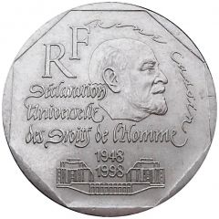 2 Francs Declaration of Human Rights