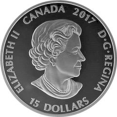 15 Dollars - Elizabeth II Eyes Of The Great Horned Owl