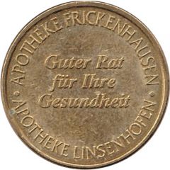 Vieth Taler - Apotheke Frickenhausen and Apotheke Linsenhofen Frickenhausen