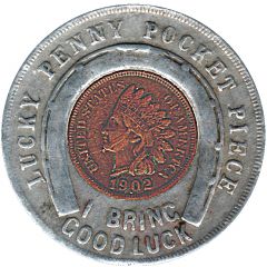 Encased Token - Lucky Penny Pocket Piece