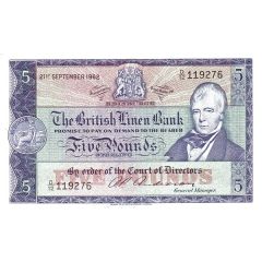 5 Pounds British Linen Bank