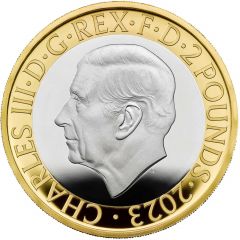 2 Pounds - Charles III Ada Lovelace, Silver Proof