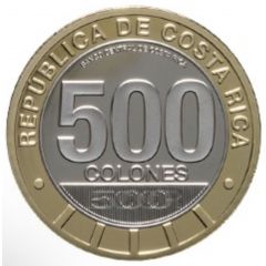 500 Colones Bicentenary of Independence, Coloured