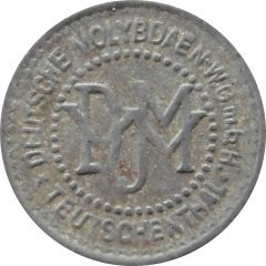 5 Pfennig - Teutschenthal Deutsche Molybdaen. -W. G.m.b.H.