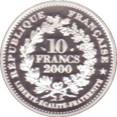 10 Francs `La Marianne` by Jules-Clément Chaplain