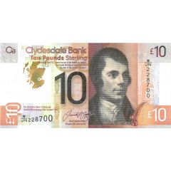 10 Pounds Clydesdale Bank