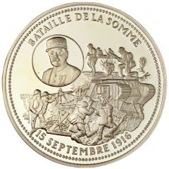 Medal - Société Française des Monnaies 1916 - La Bataille de la Somme