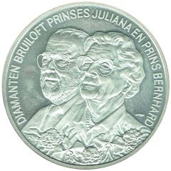 Medal - Princess Juliana and Prince Bernhard Diamond Wedding