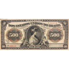 500 Mil Réis Thesouro Nacional, 10th. Print
