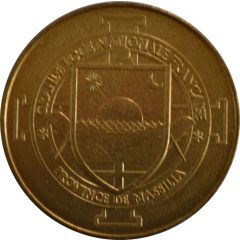 Tourist token - Monnaie de Paris - Marseille - Grande loge nationale Française N°1