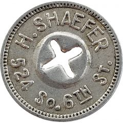 5 Cents - H. Shaefer