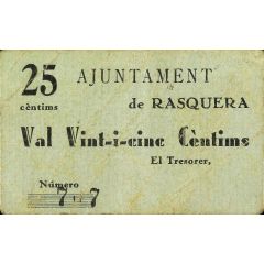 25 Céntimos Rasquera