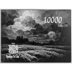 10 000 Francs CFA Van Gogh, Wheat Field with Cypresses