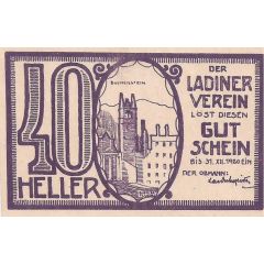 40 Heller Innsbruck, Prv. Ladiner Verein