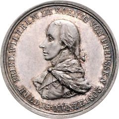 Medal - Frederick William III Homage to Prussia upon Annexation of Paderborn