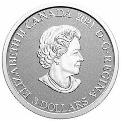 3 Dollars - Elizabeth II Prince Edward Island, Lady`s Slipper
