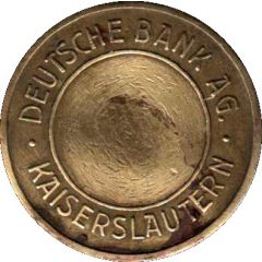 Token - Deutsche Bank AG. Kaiserslautern