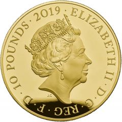 10 Pounds - Elizabeth II Queen Victoria and Prince Albert, Gold Proof