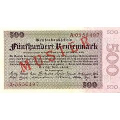 500 Rentenmark Rentenbank