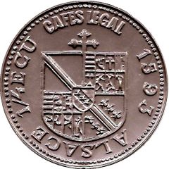 Cafes Legal 1/4 Ecu Alsace 1593