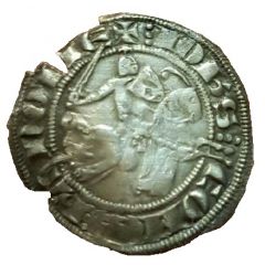 1/2 Groat `with Knight` - John II of Avesnes