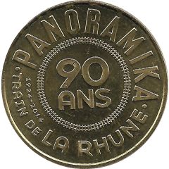 Monnaie de Paris Tourist Token - Train de la Rhune Panoramika - 90 ans