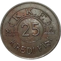 25 Kredi Fişi - KKF