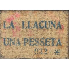 1 Peseta La Llacuna
