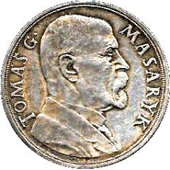 Medal T. G. Masaryk, 1935 85th birthday, Ag 32mm