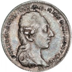 Royal Family Jeton - Christian VII