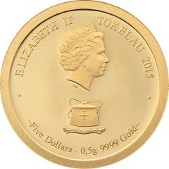 5 Dollars - Elizabeth II Great White Shark