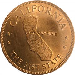 Token - Shell’s States of the Union Coin Game, Version 1 California