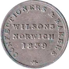 1/4 Penny Norfolk - Norwich / Wilsons