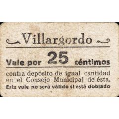 25 Céntimos Villargordo