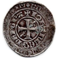 Gros blanc à la couronne - Jean II dit `le Bon`