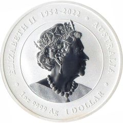 1 Dollar - Elizabeth II In the name of, 6th Portrait - Year of the Golden Dragon