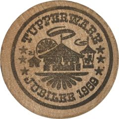 Wooden Nickel - Tupperware Jubilee