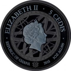 5 Cedis - Elizabeth II Galileo Galilei